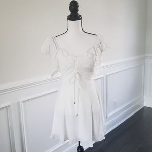 C/Meo Collective Ivory Short Sleeve Dress